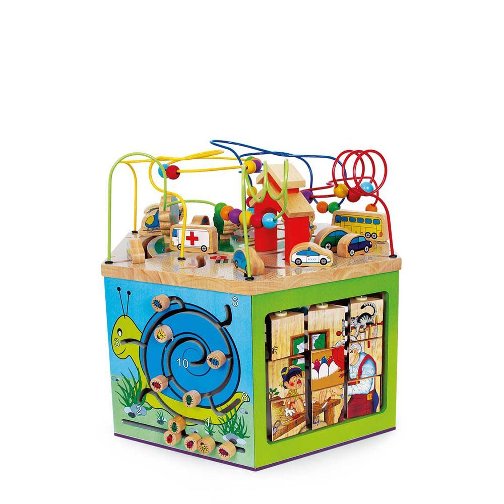 Cube de motricité Aventure multicolore Legler – Image 4