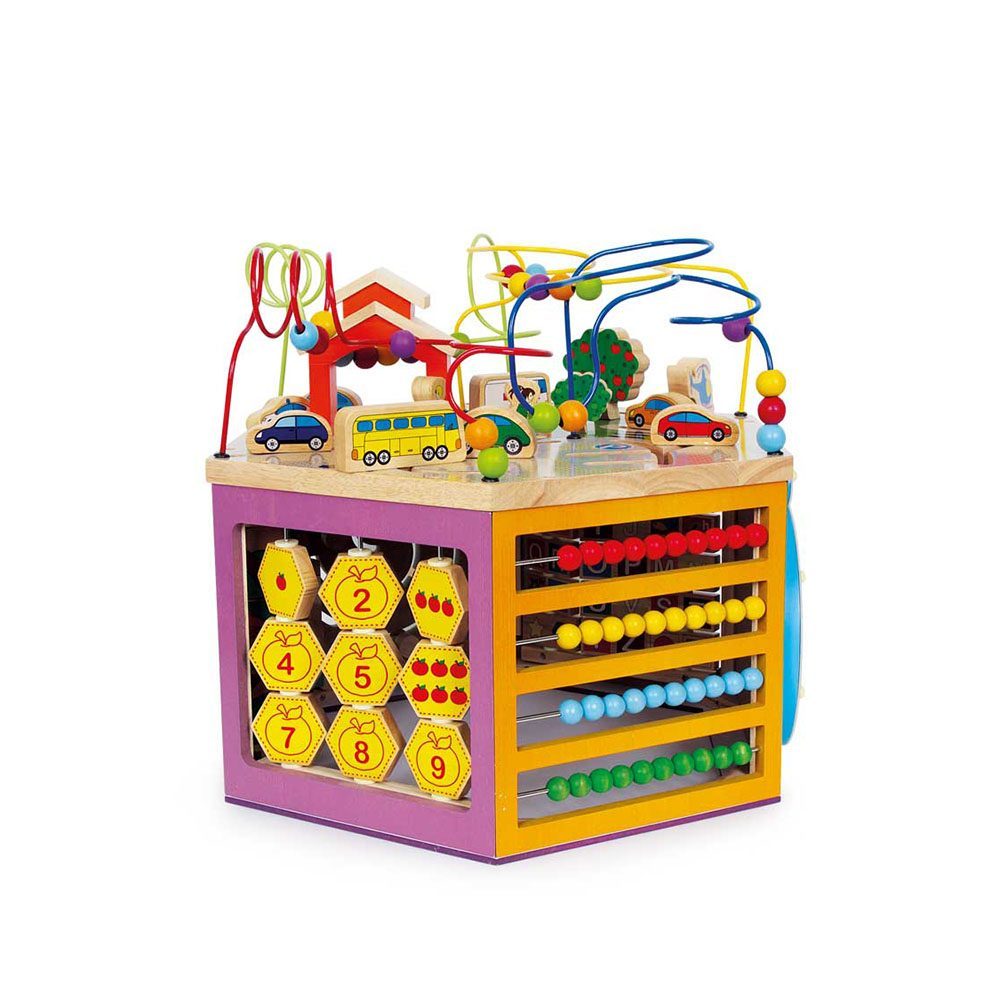 Cube de motricité Aventure multicolore Legler – Image 3