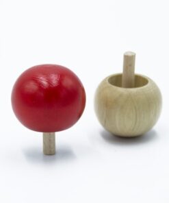 toupie pirouette en bois foulon