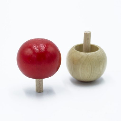toupie pirouette en bois foulon