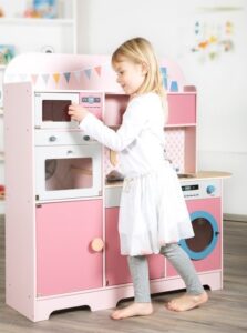 11465 Small Foot Cuisine en Bois Rose Design en Bois Enfant