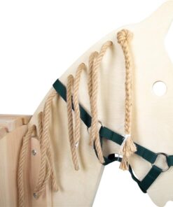 cheval de voltige en bois pour exterieur