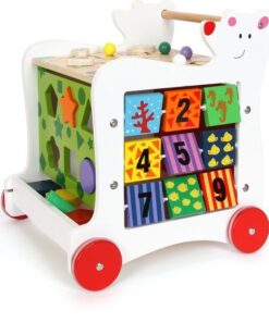 7393 chariot de marche ours en bois legler