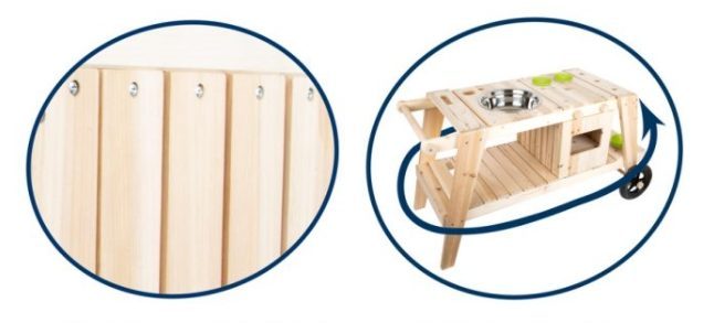 bois resistant cuisine de plein air