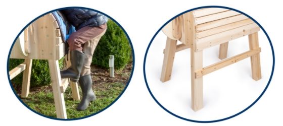 monter cheval de voltige en bois small foot