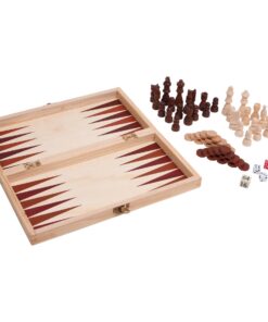 Jeux classiques 3 en 1 en bois