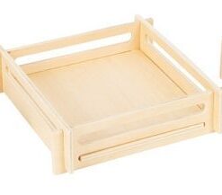 10328 small foot cagette bois stande de vente