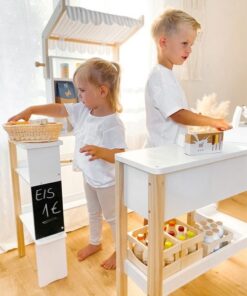 Enfants jouent marchande en bois legler